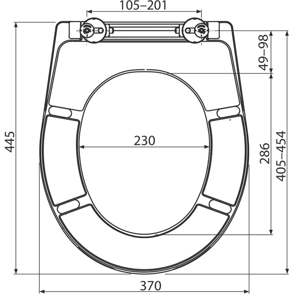 Capac WC, duroplast, Antibacterial, SoftClose, alb Alb
