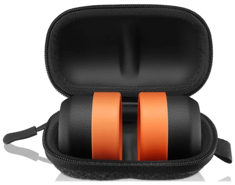 Set 2 adaptoare pentru espressoare Wacaco Minipresso GR2, 12 g, Husa, Negru/Portocaliu