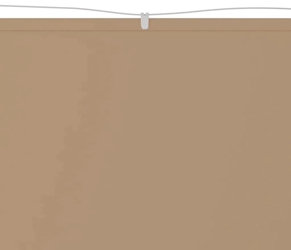 Copertina verticala, gri taupe, 60x420 cm, tesatura oxford Gri taupe, 60 x 420 cm