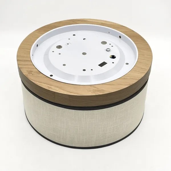 Plafonieră Brilagi BELLADONNA 1xE27/15W/230V d. 30 cm crem/stejar