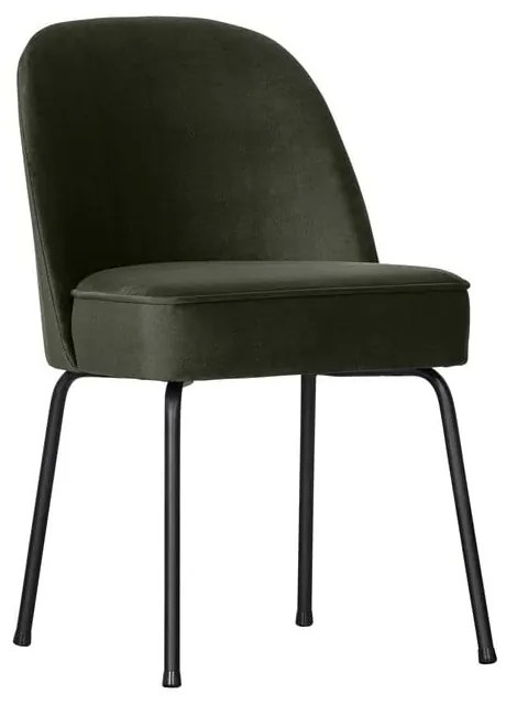 Scaune de dining verde-închis 2 buc. din catifea Vogue – WOOOD