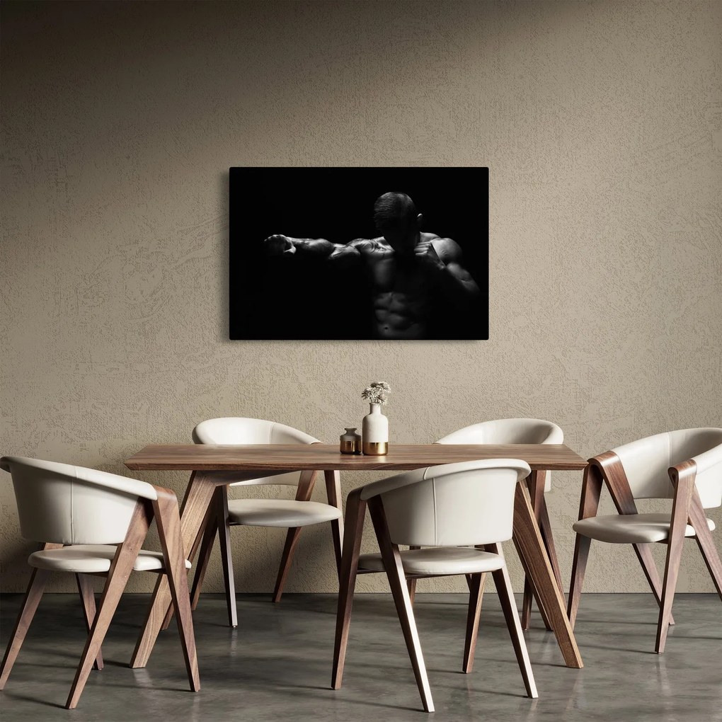 Tablou - Lovitura cu pumn (90x60 cm)