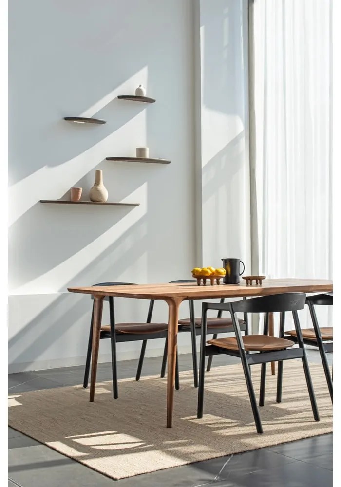 Masă de dining din lemn de nuc 90x180 cm Fawn – Gazzda