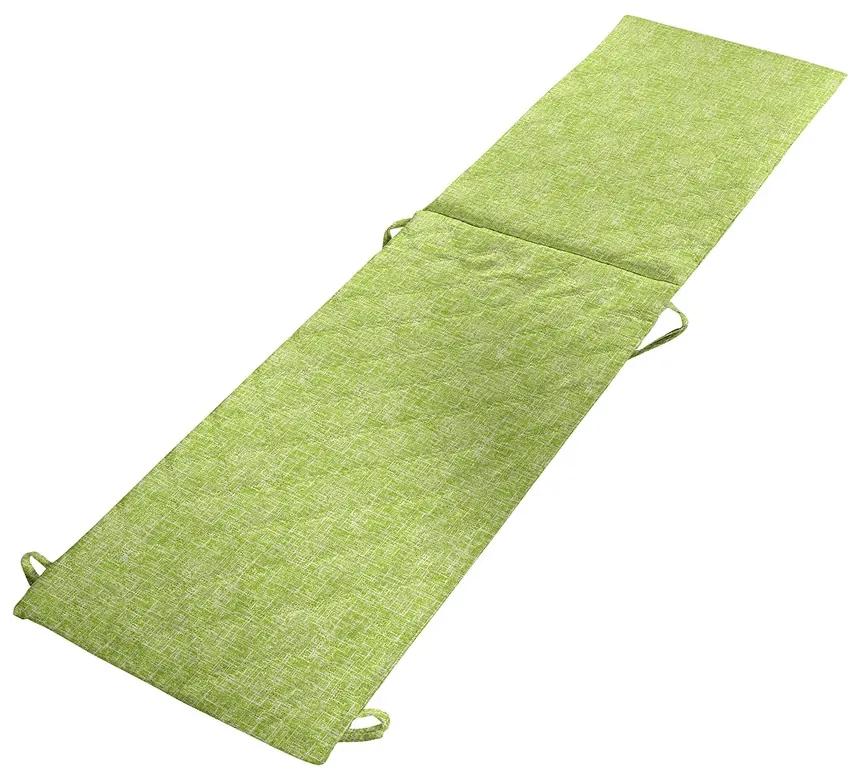 Perna sezlong Alcam, midsummer, 195x50x3 cm, microfibra matlasata, green jeans
