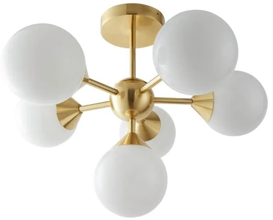 Endon 76501 - Lustră OSCAR pe tijă, 6xG9/5W/230V, auriu