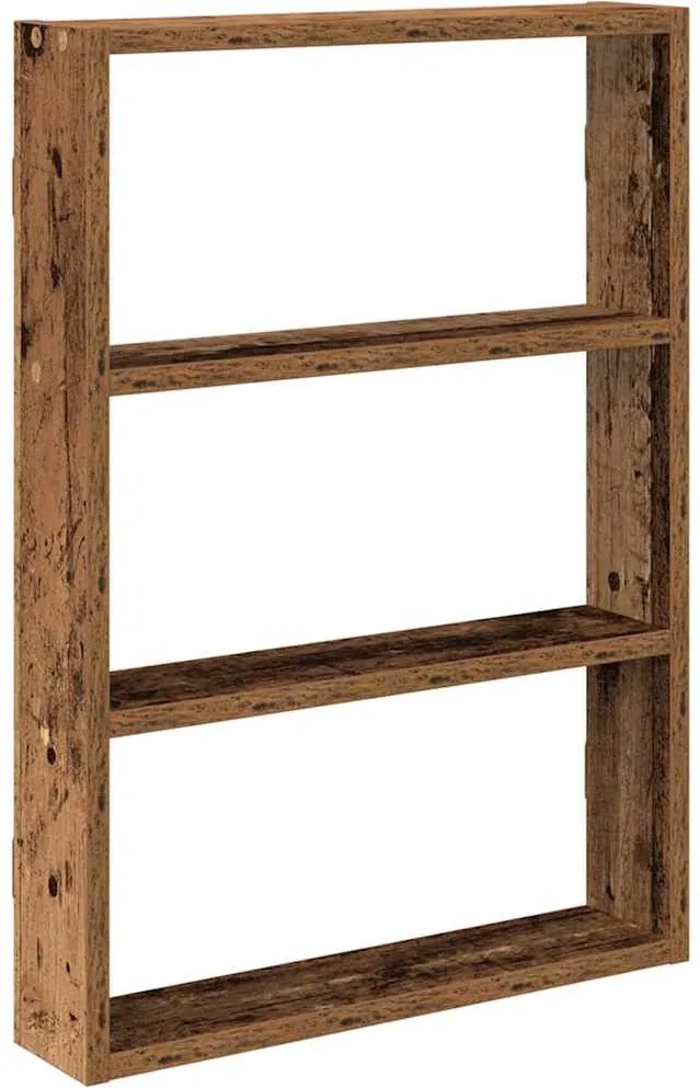 vidaXL Raft de perete, lemn vechi, 43x9x60 cm, lemn prelucrat