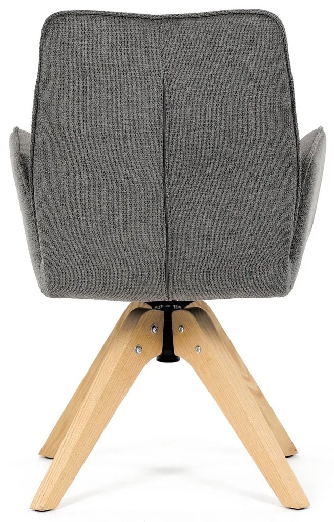 Scaun de sufragerie DCH-C2148 GREY2 cu materialimpermeabil