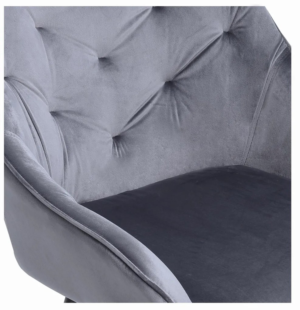 Scaun tapitat K487 - Gri