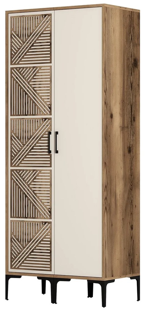 Dulap de haine Kiara PS (Nuc + Crem). 1088491