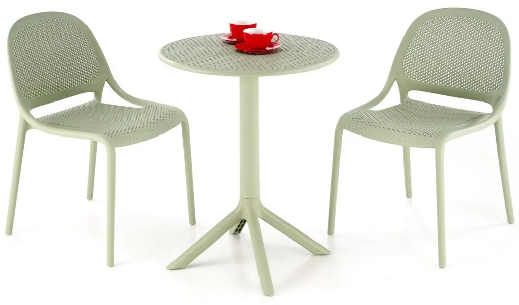 Masa rotunda Calvo menta ø60/h72 cm