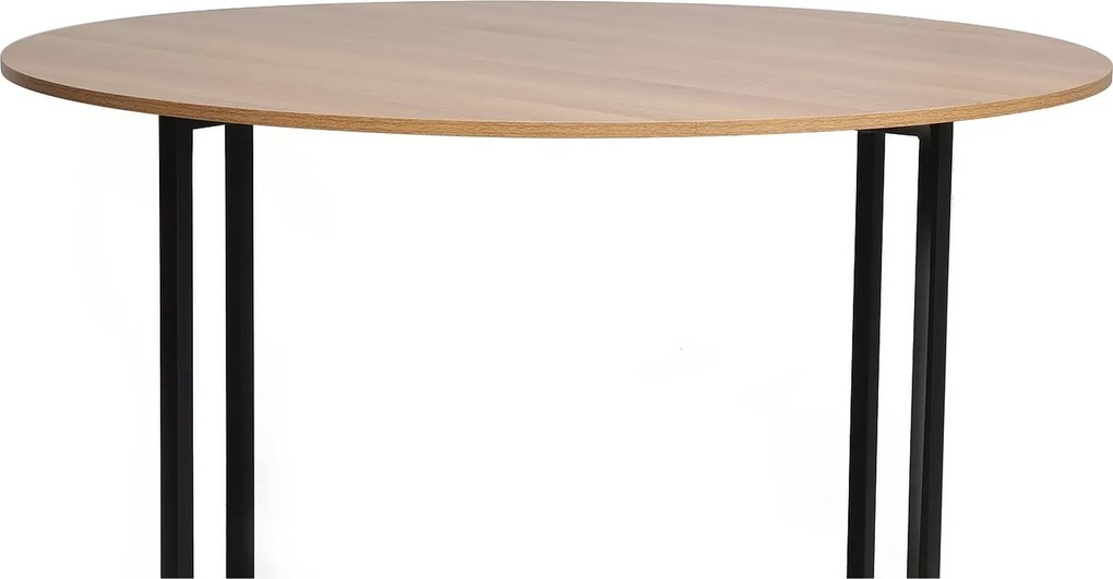 OFERTA Masa rotunda de dining cu blat decor stejar ALTO 120x120 calitatea a II-a