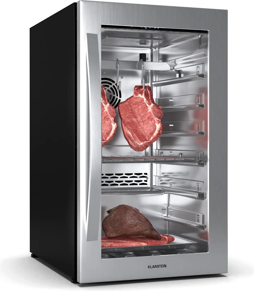 Klarstein Steakhouse dulap frigorific de maturare a cărnii Steakhouse, 88 L, antibacterian, LED, control tactil, control umiditate