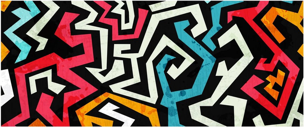 Tablouabstracție grafică (120x50 cm)