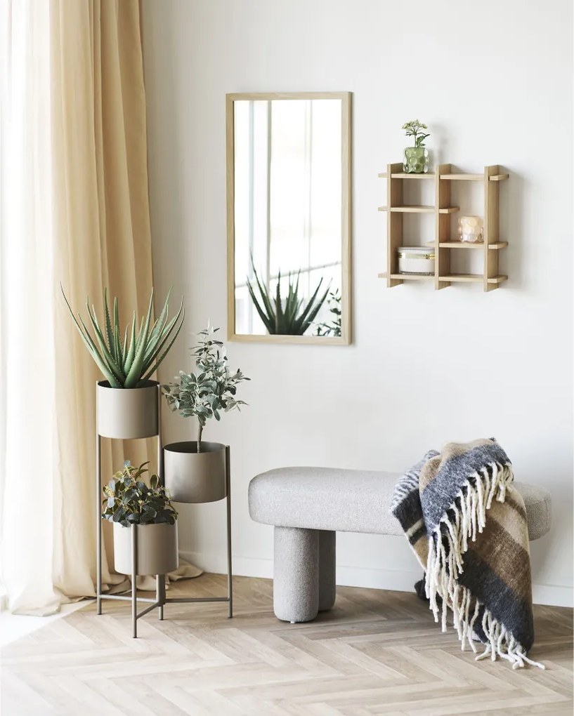 Raft de perete Olsberg furnir de stejar, natural, 40x12x40 cm