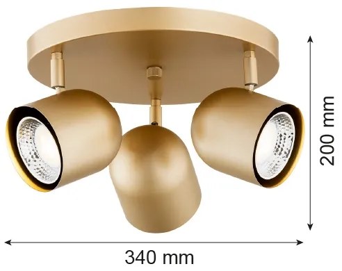 Spot ISOLA 3xGU10/5W/230V Argon 6249
