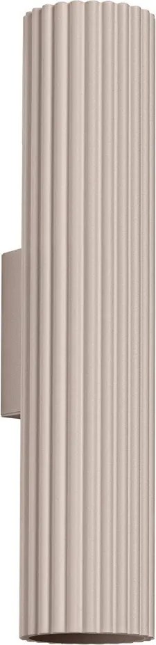 Aplică de perete taupe din metal Gleam – Sollux