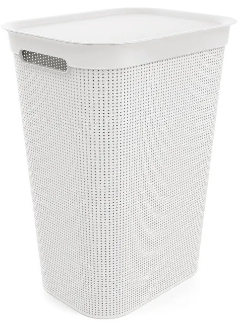 Coș de rufe alb din plastic 50 l Brisen - Rotho