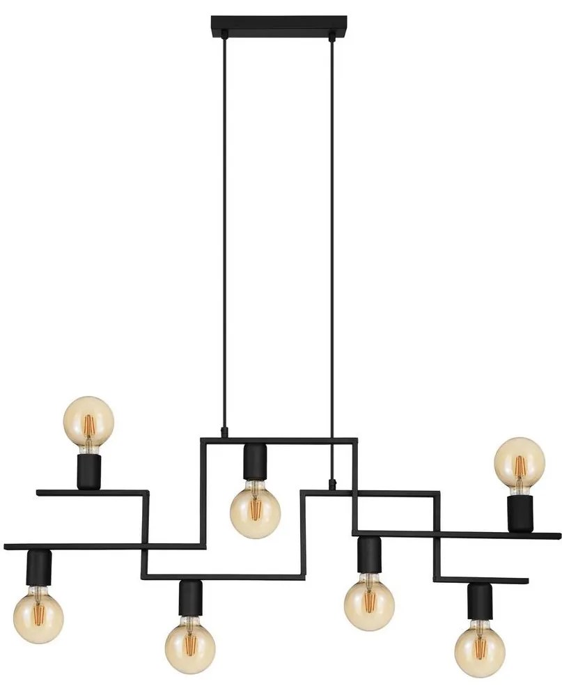 Eglo 43365 - Lustră pe cablu FEMBARD 7xE27/60W/230V