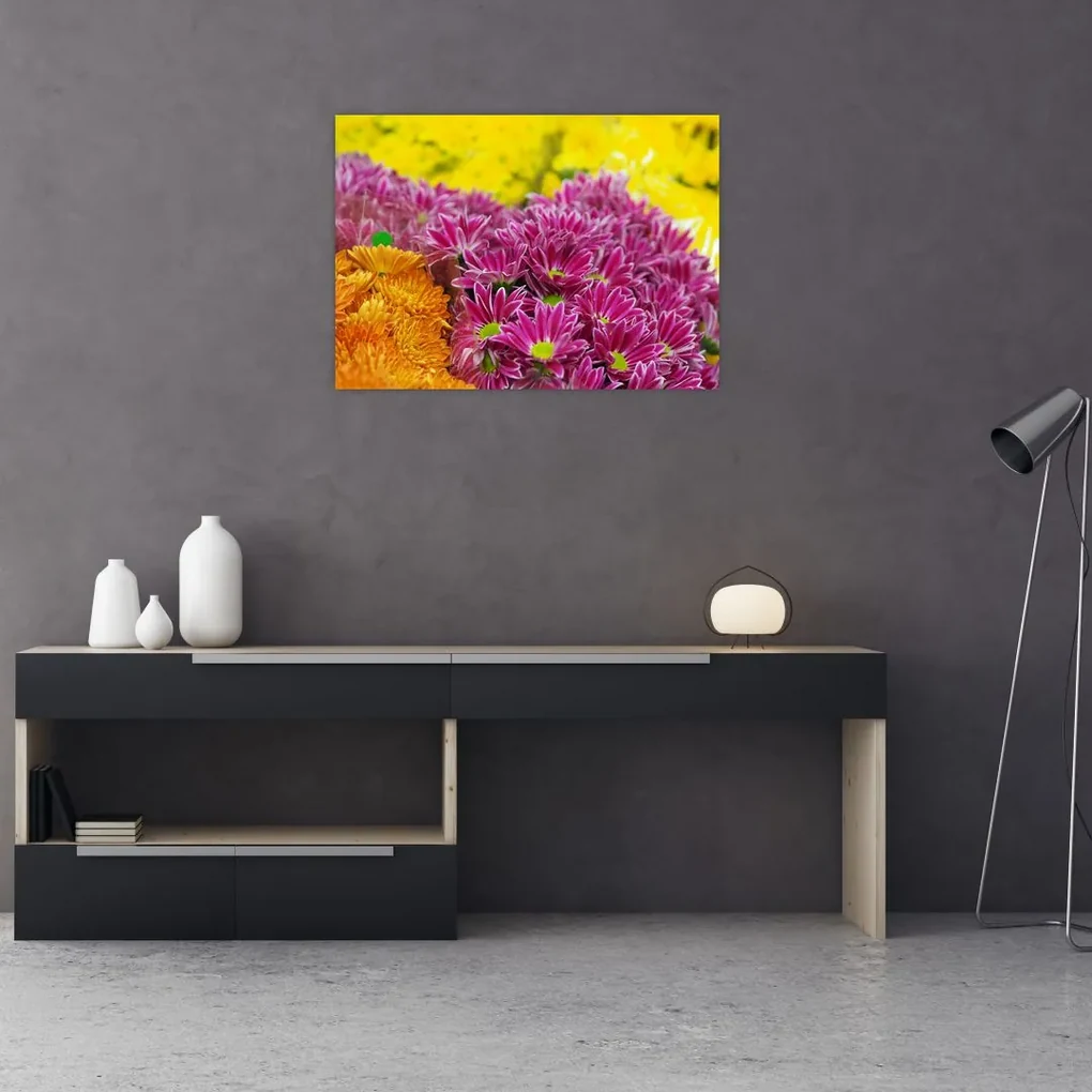 Tablou cu floarea roz (70x50 cm), în 40 de alte dimensiuni noi