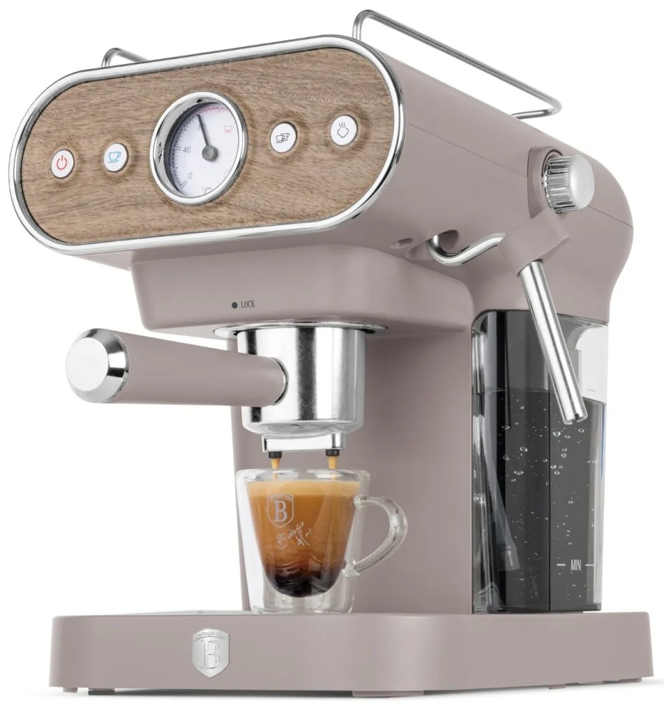 Espressor 3 in 1 Taupe Nordic Berlinger Haus BH/9856