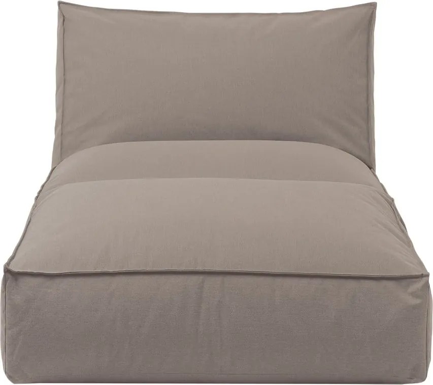 Șezlong de exterior tapițat Blomus Stay, maro