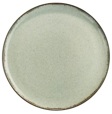 Set de veselă, 12 piese, verde/porțelan