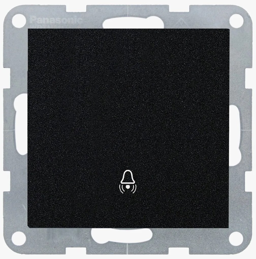 Intrerupator sonerie 10A, IP20, Negru, Panasonic Karre Plus 55