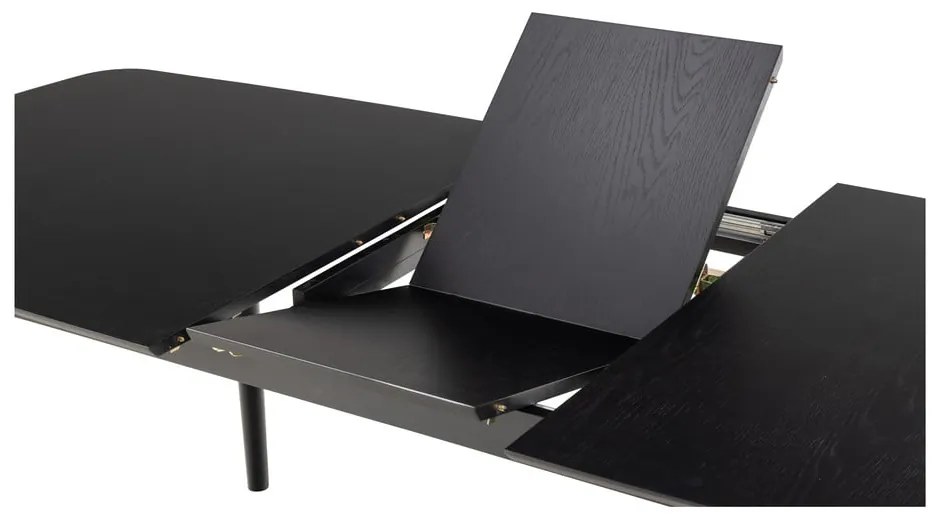 Masă de dining extensibilă cu blat cu aspect de lemn de stejar 90x219 cm Montreux – Actona