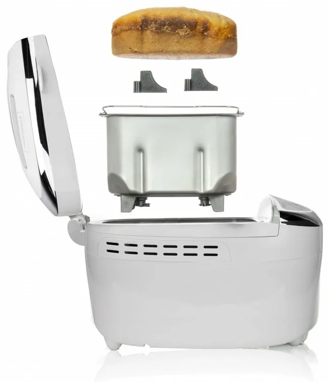 Masina de facut paine First Austria FA-5152-3, 850W, 12 programe, Paine fara gluten, Alb