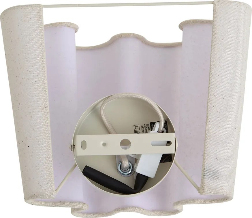 Lampă de perete Japandi Bej cu in 20 cm - Oyster