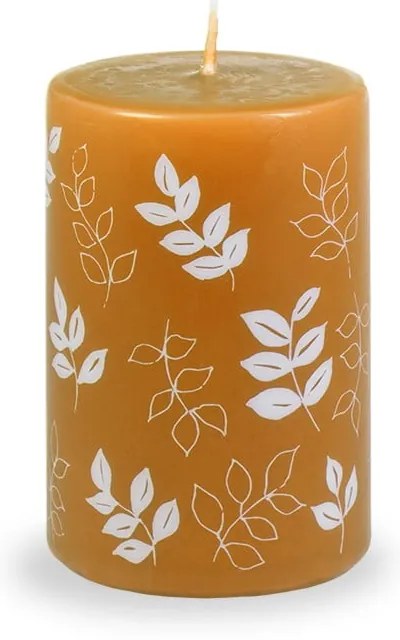 Lumânare Unipar Pure Beauty, durată ardere 18 h, portocaliu