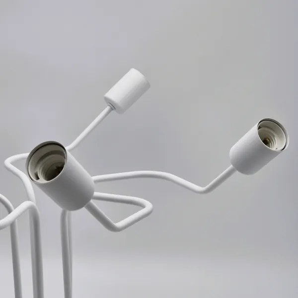 Lustră aplicată MATYLDA 5xE27/60W/230V alb