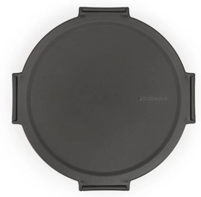Salatiera Brabantia Make&Take 1006302, 1,3 L, Inchidere etansa, Fara BPA, Gri închis