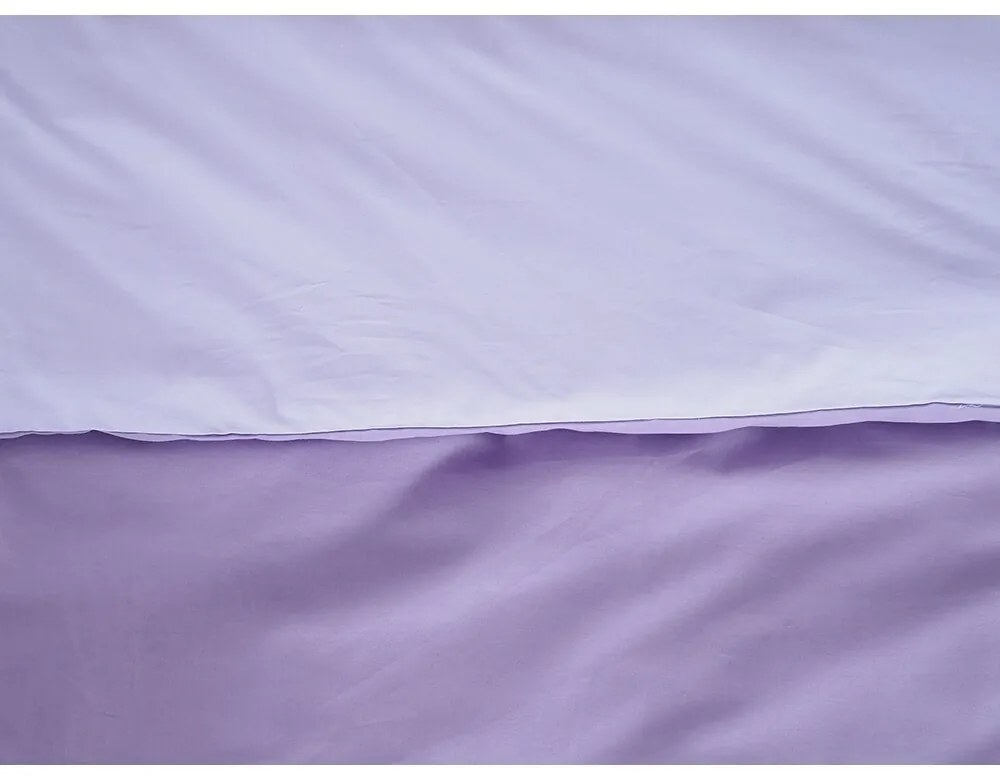 Lenjerie de pat din bumbac B.E.S. Petrovice Doubleface violet/lavandă, 220 x 200 cm, 2 buc70 x 90 cm