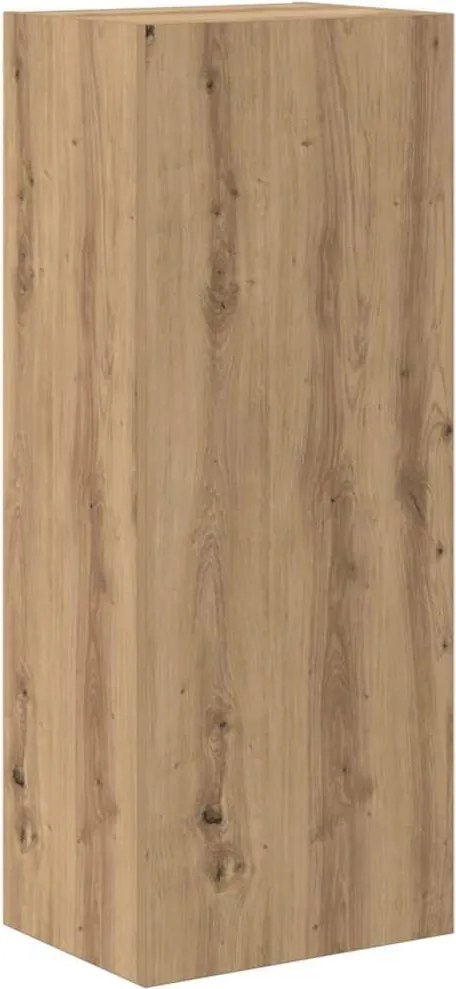 vidaXL Dulap TV de perete Stejar Artizanal 40,5 x 30 x 102 cm