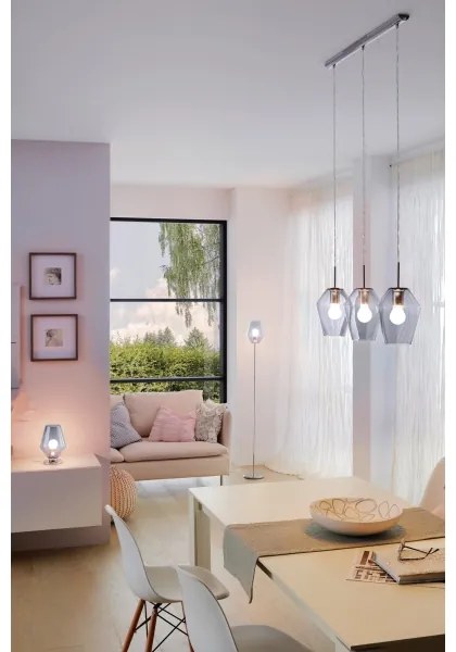 Eglo 96774 - Lustră suspendată pe cablu MURMILLO 3xE27/28W/230V