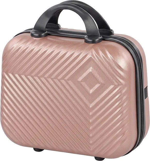 TraveLux Pro VII set valiză rulantă aur roz