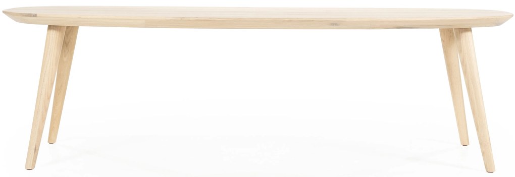 Masa de sufragerie Elijah din lemn de stejar natur 300x100 cm