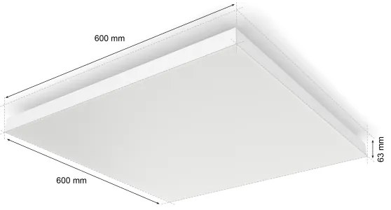Plafonieră LED RGBW dimabilă Philips Hue DATURA LED/67W/230V