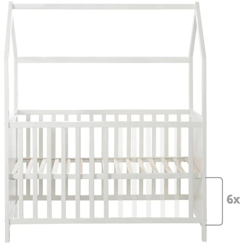 Pătuț gri 60x120 cm – Roba