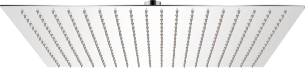 vidaXL Cap de duș pătrat tip ploaie din oțel inoxidabil 50 x 50 cm