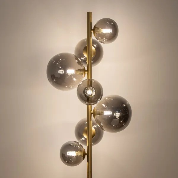 Lampadar LED Brilagi MILLA 7xG9/3W/230V auriu/fumuriu