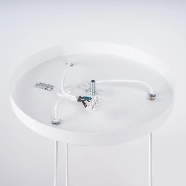 Lustră pe cablu Sollux SL.1361 NICUS 3xE27/15W/230V alb