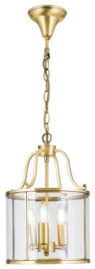 Orion - Lustră cu lanț BRUNO 3xE14/40W/230V Ø 25 cm aurie