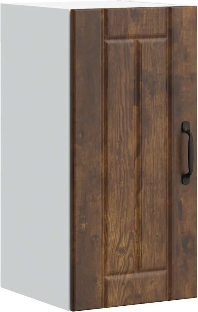 vidaXL Dulap de bucatarie "Lucca" din lemn de stejar afumat