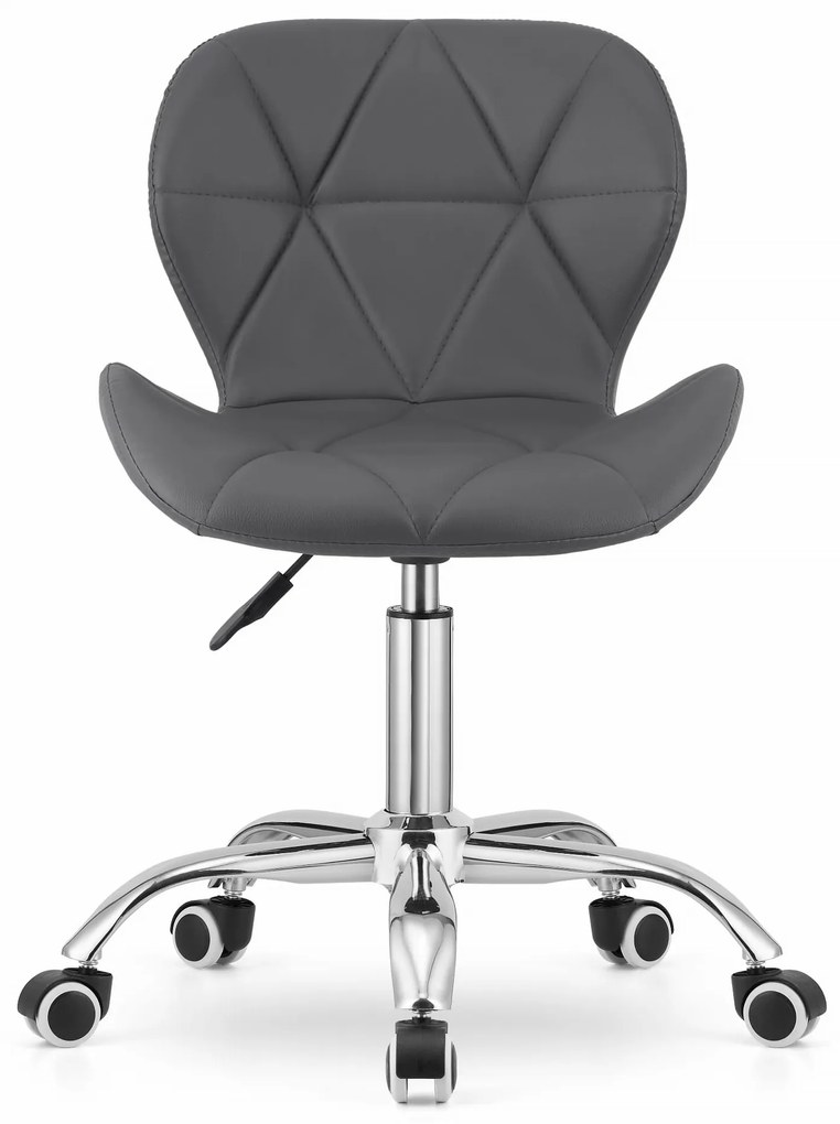 Scaun de birou AVOLA din piele ecologica, gri