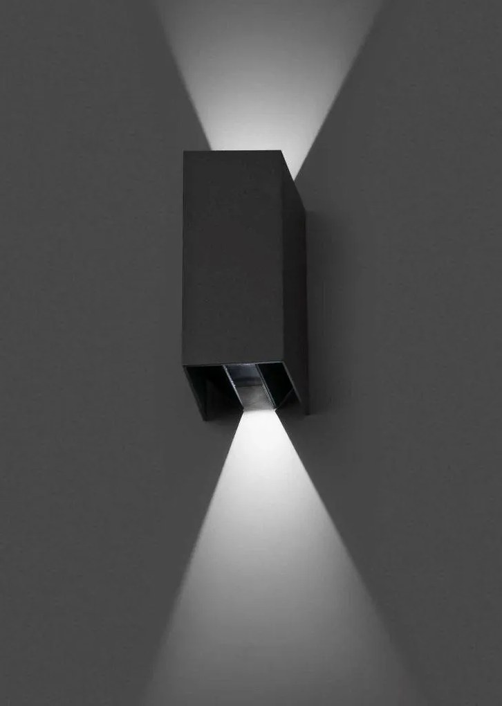 Aplica LED de exterior ambientala design modern IP54 BLIND gri
