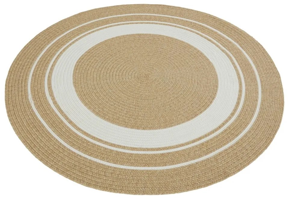 Covor rotund de exterior în culoare naturală ø 150 cm - NORTHRUGS