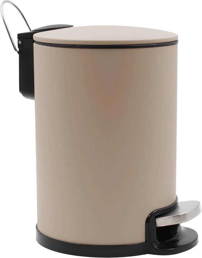 Coș de gunoi de baie cu închidere moale, 3 l, METALINE