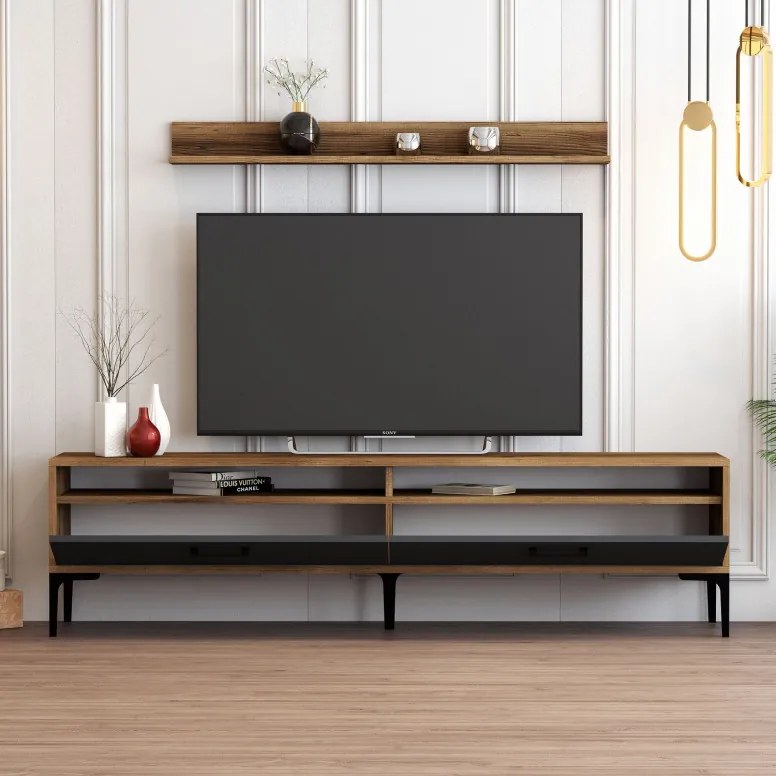 Comoda TV Istanbul - Walnut, Antracit